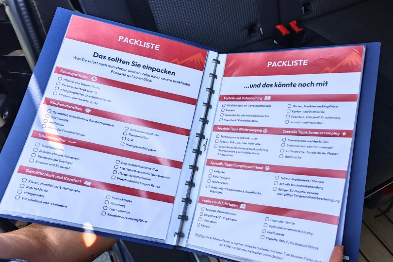 Camperforyou Packliste